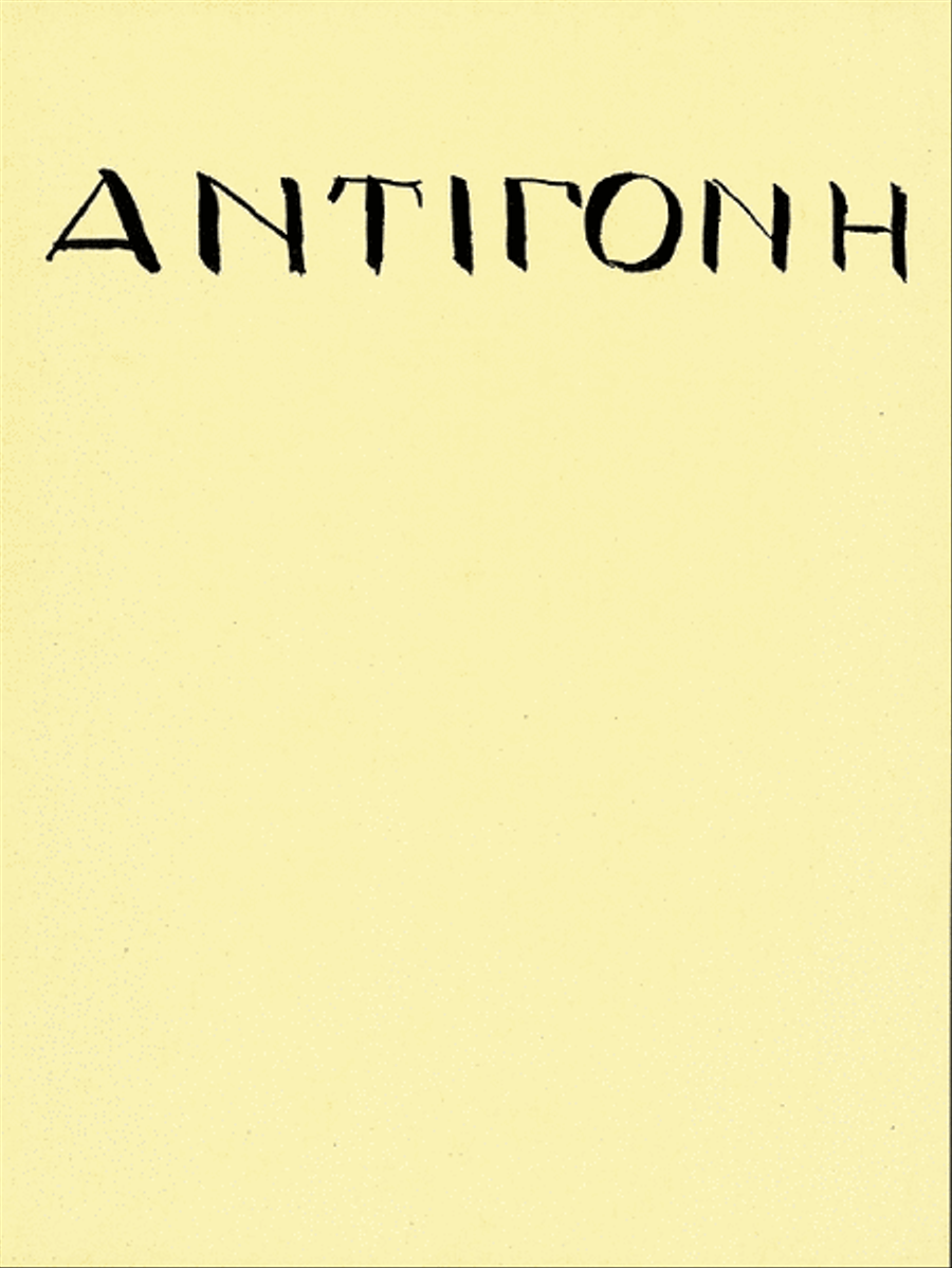 Antigonae Voice scores gallery preview page 1