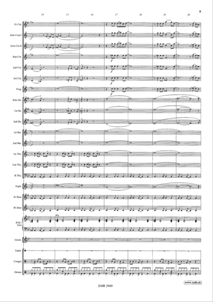 La Musique Brass Band scores gallery preview page 6