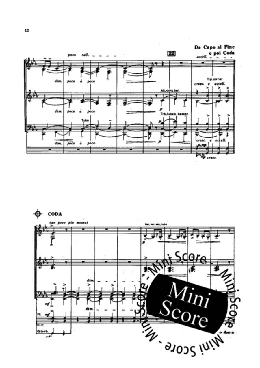 Melodioso Concert Band scores gallery preview page 16
