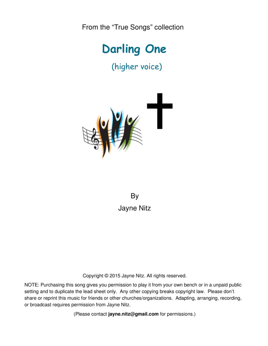 Darling One (high voice) Darling One (high voice) High Voice scores gallery preview page 1