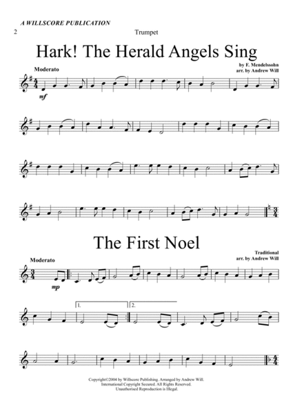 Christmas Carol Selections - Trumpet image number null