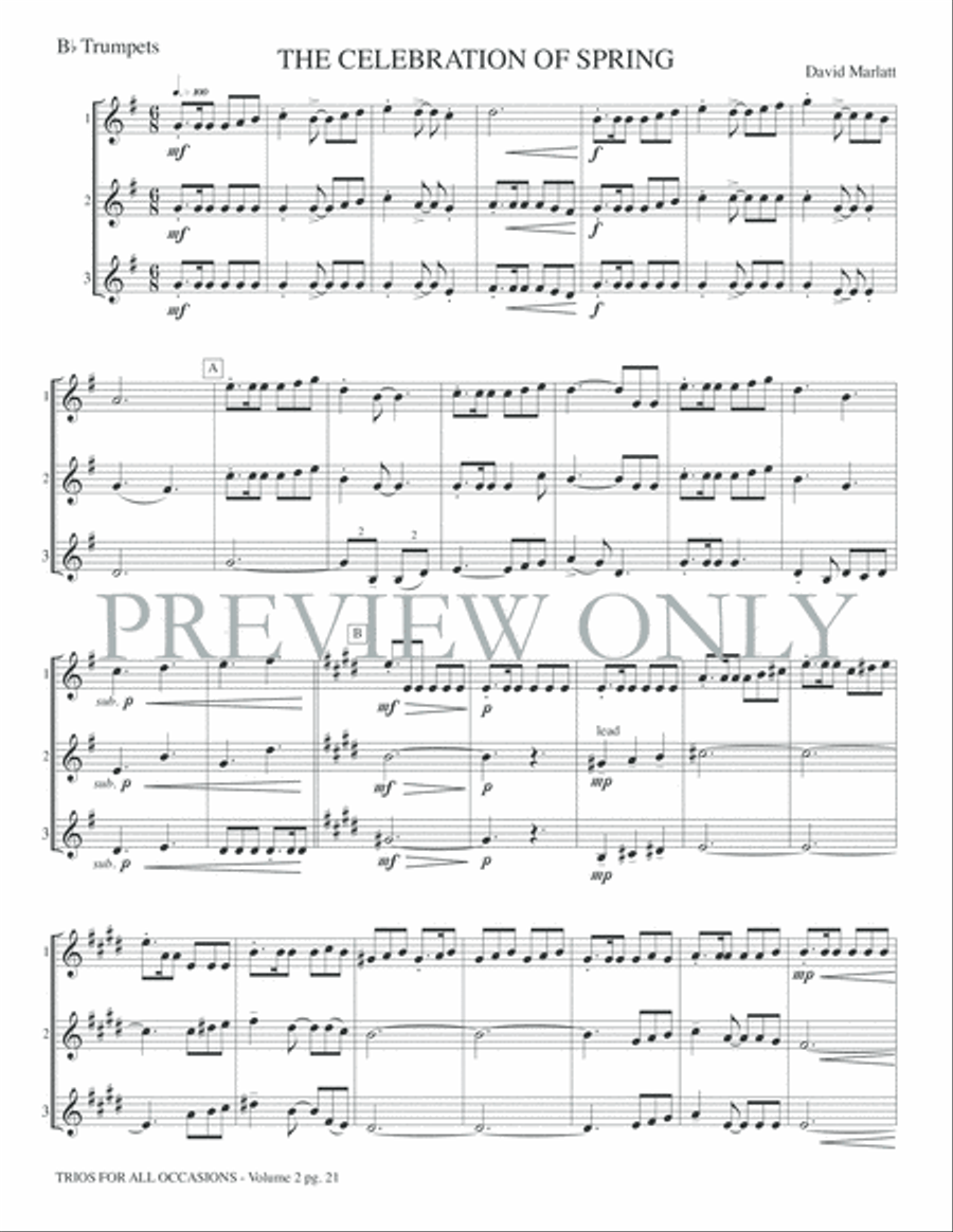 Trios for All Occasions Small Ensemble scores gallery preview page 23