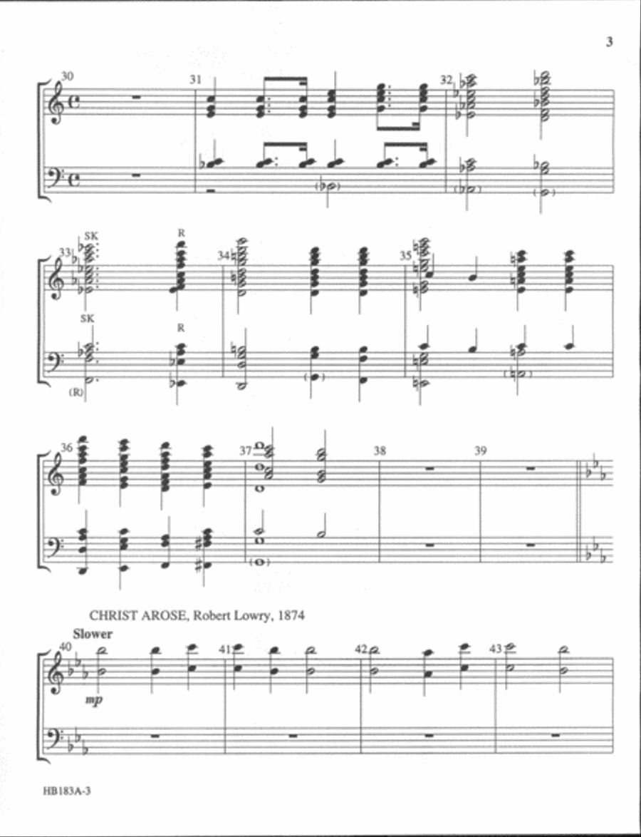 Fantasia for Easter Morning - handbell part 5-Octaves scores gallery preview page 4