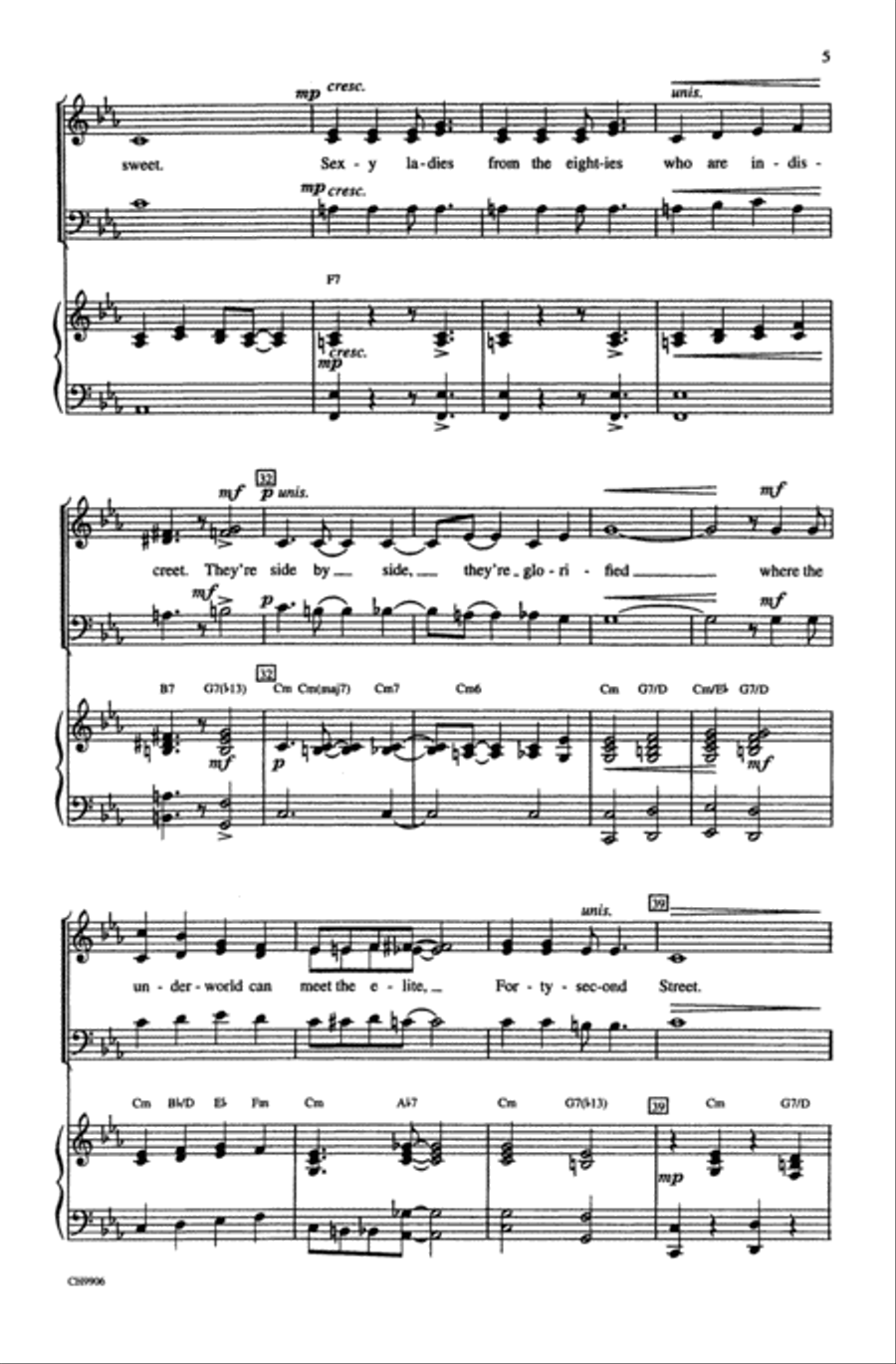 42nd Street Choir scores gallery preview page 3