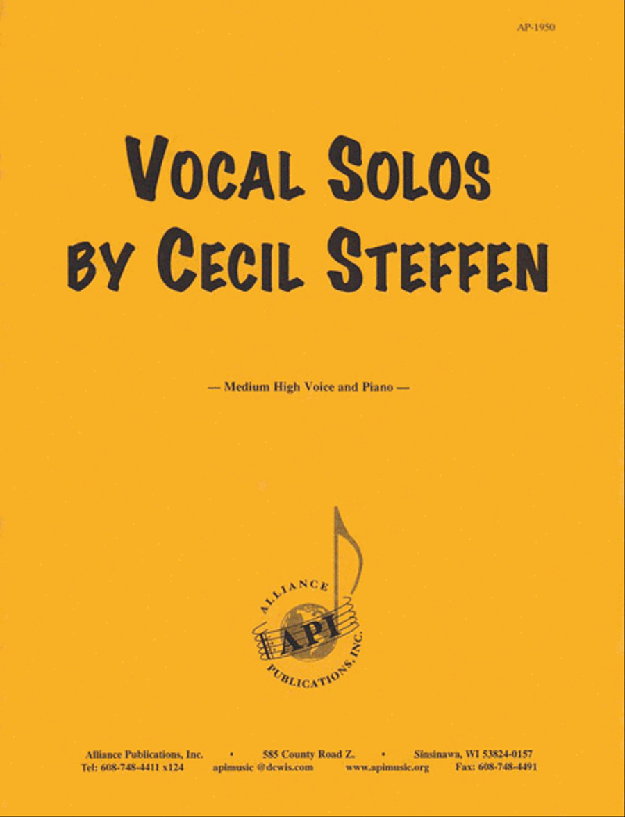 Vocal Solos By Cecil Steffen