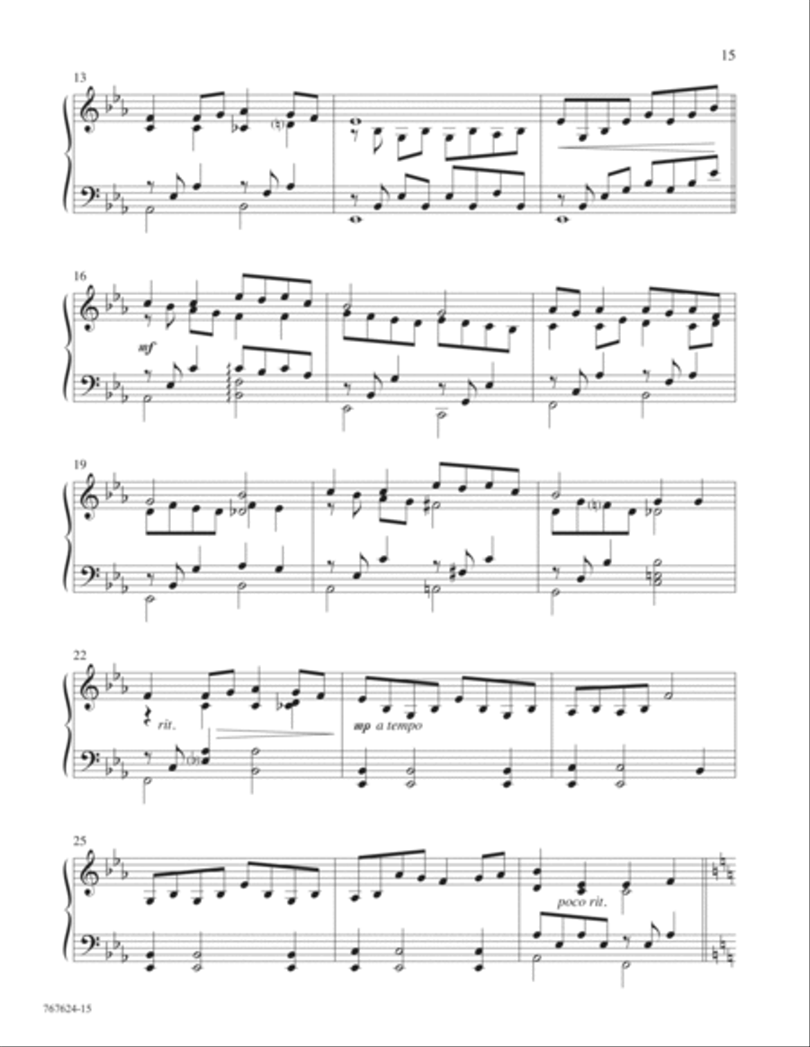 Hymns for a Raney Sunday Piano Solo scores gallery preview page 8