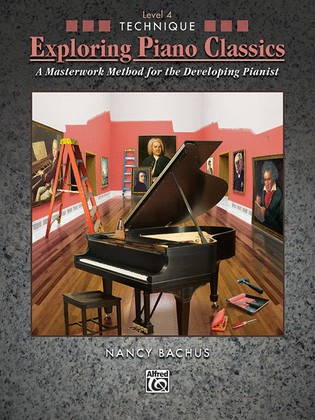 Book cover for Exploring Piano Classics Technique, Book 4