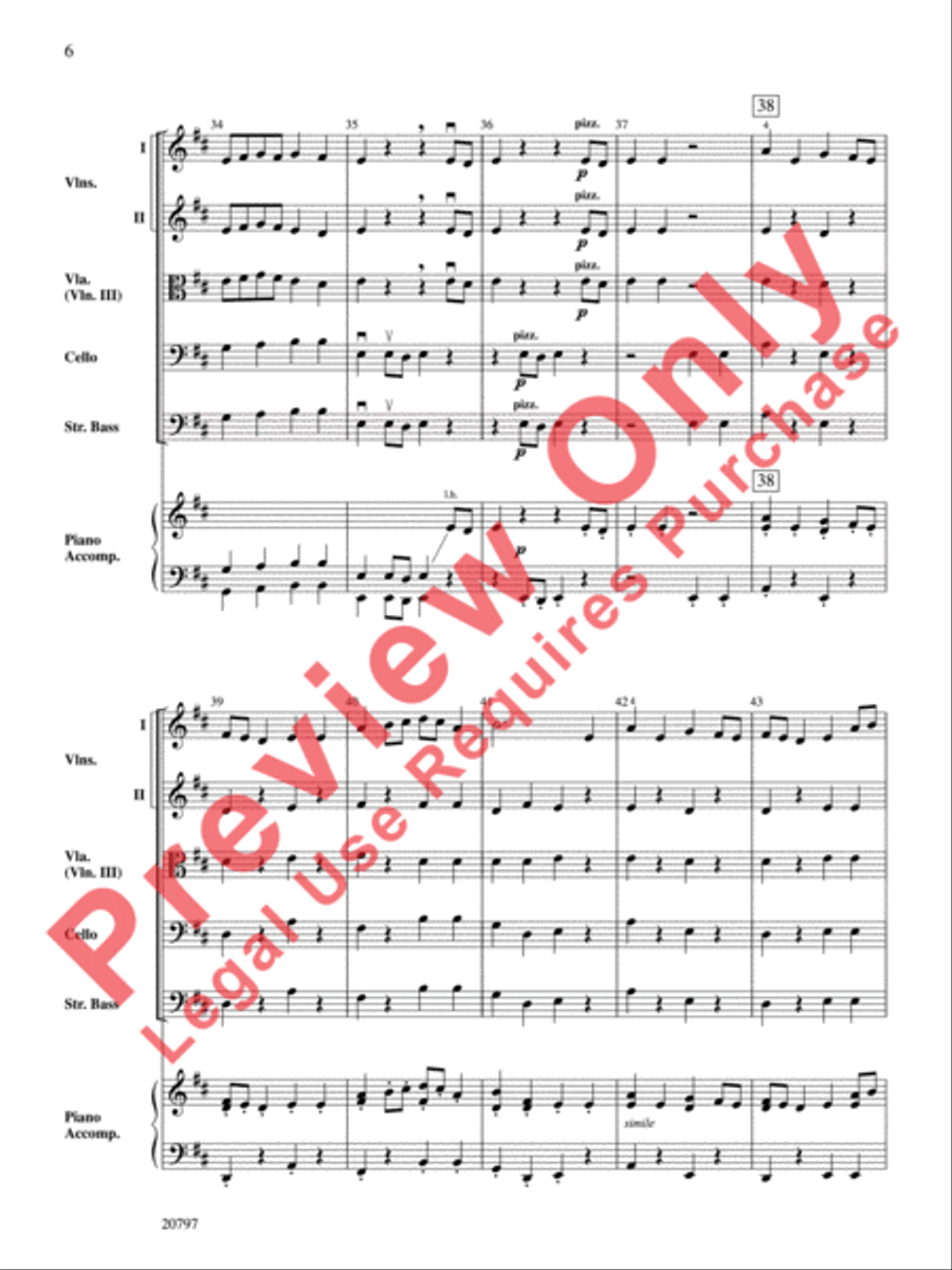 Dragonhunter String Orchestra scores gallery preview page 7