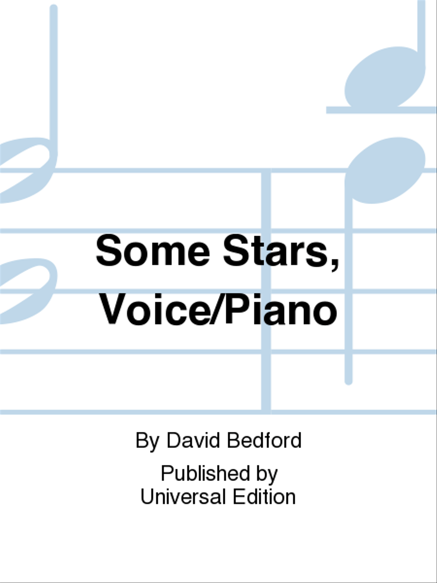 Some Stars, Voice/Pf Some Stars, Voice/Pf Voice scores gallery preview page 1