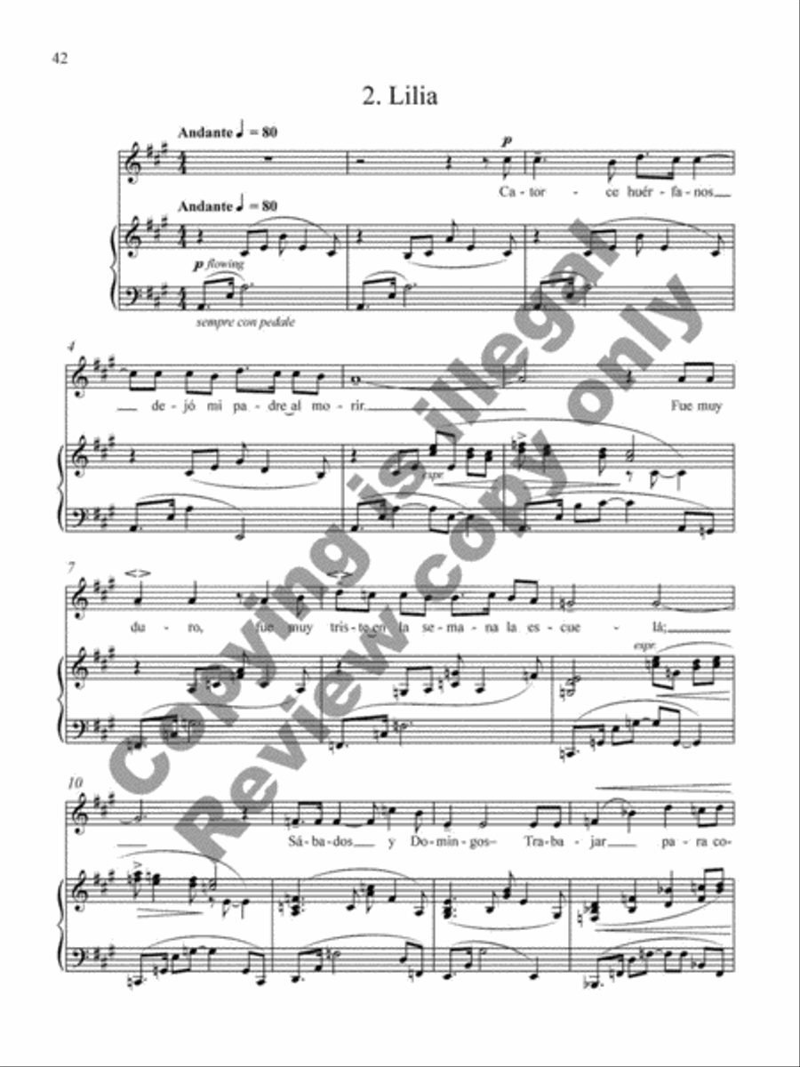 Collected Songs for Soprano and Piano Soprano Voice scores gallery preview page 31