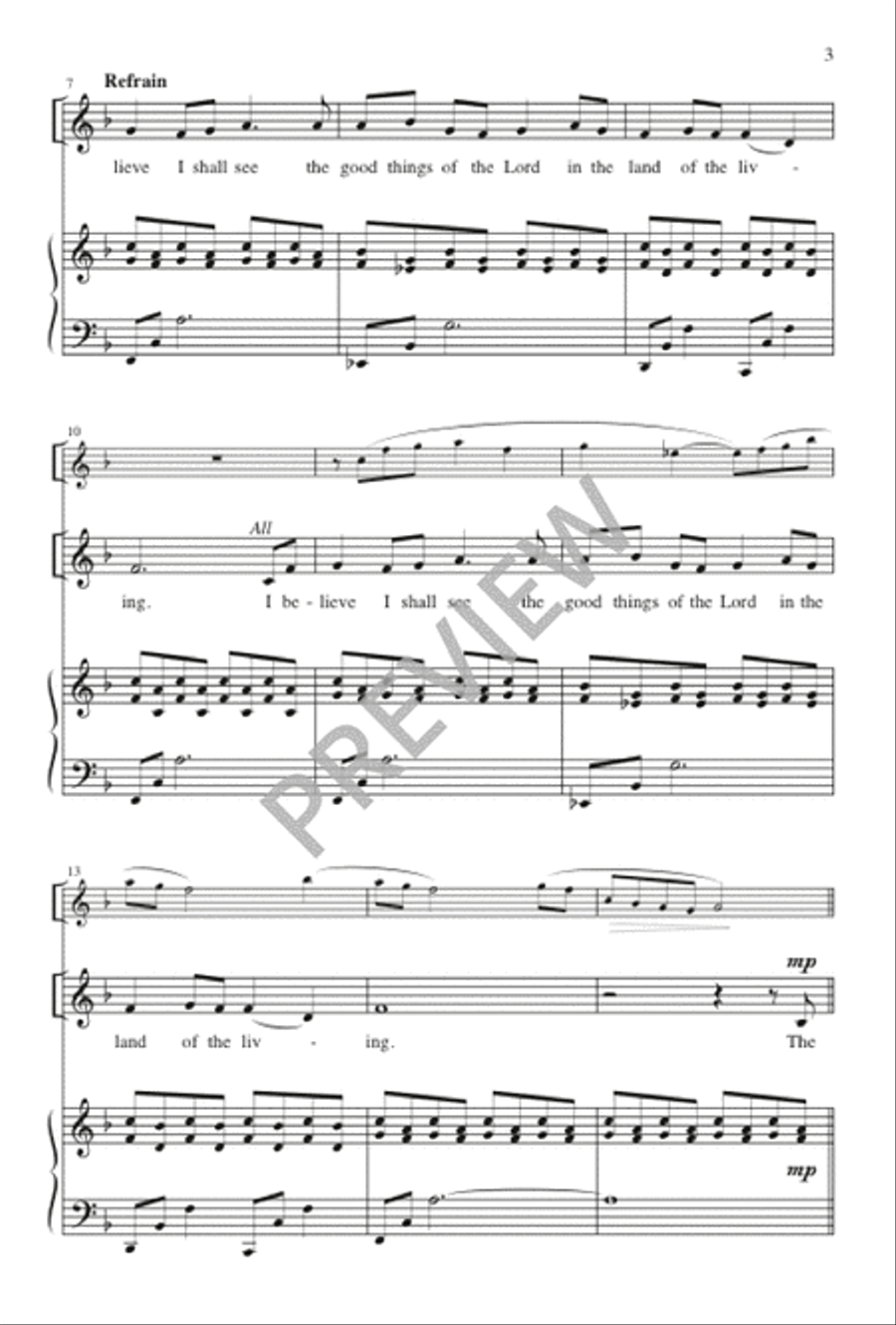 In the Land of the Living 2-Part scores gallery preview page 4