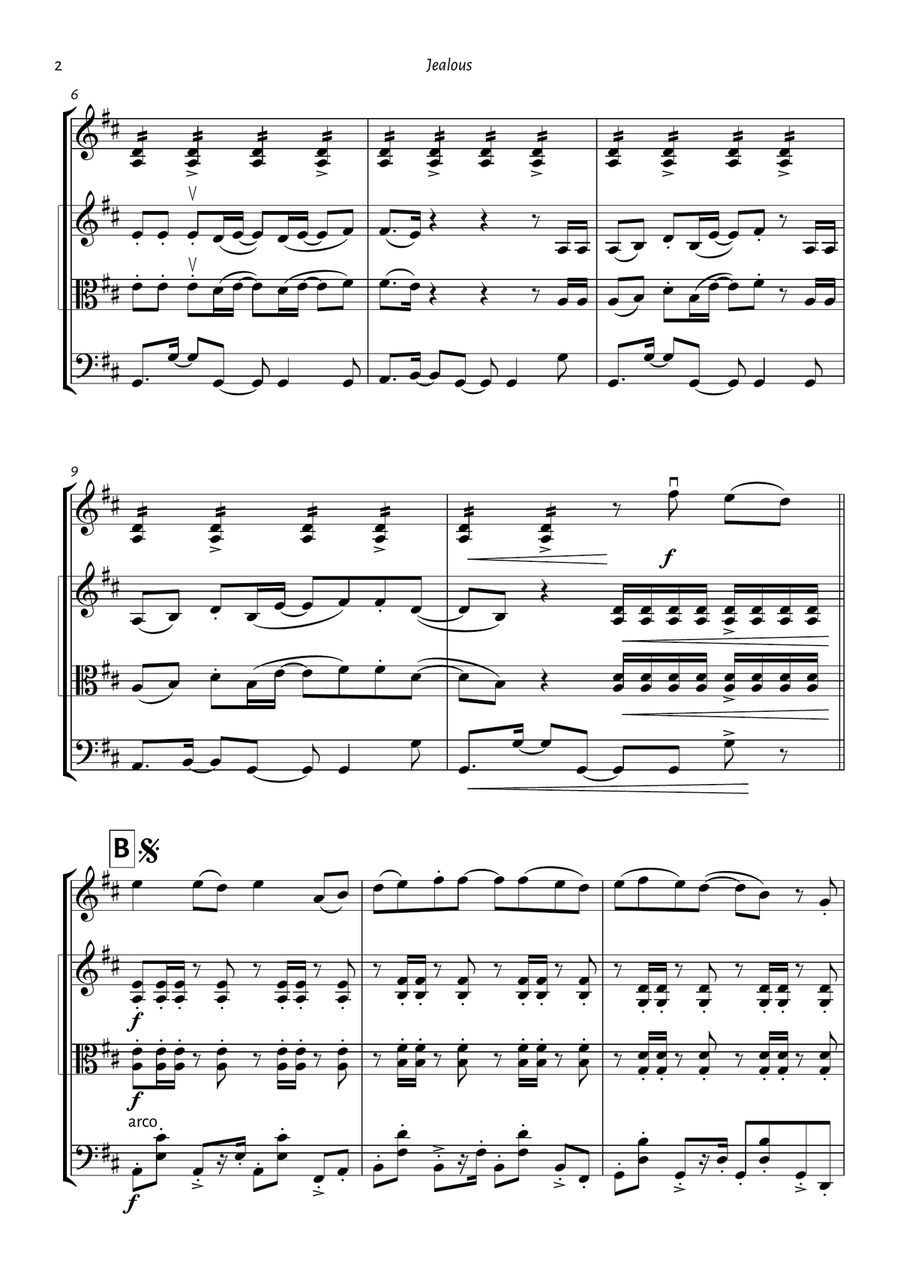 Jealous String Trio scores gallery preview page 2