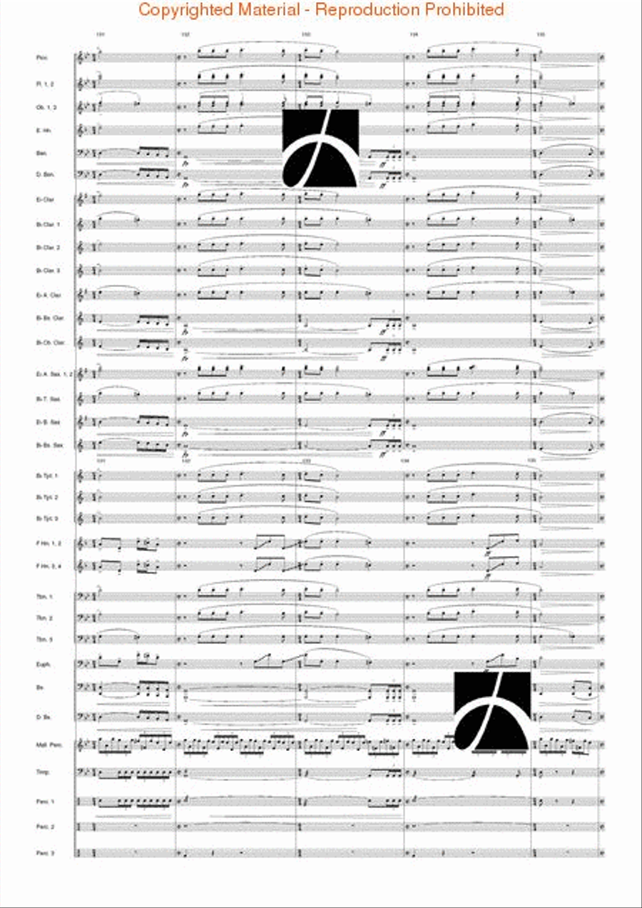 Kraftwerk Concert Band scores gallery preview page 28