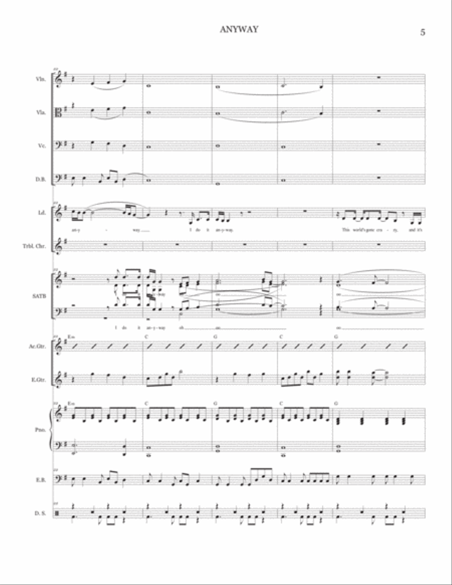 Anyway 4-Part scores gallery preview page 6