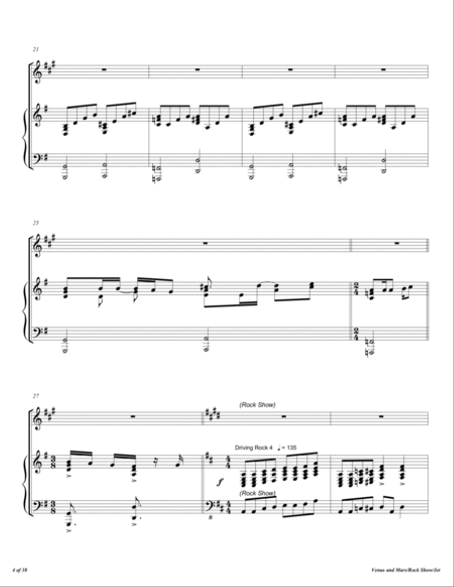 Venus And Mars/ Rock Show/ Jet Trumpet Solo scores gallery preview page 5