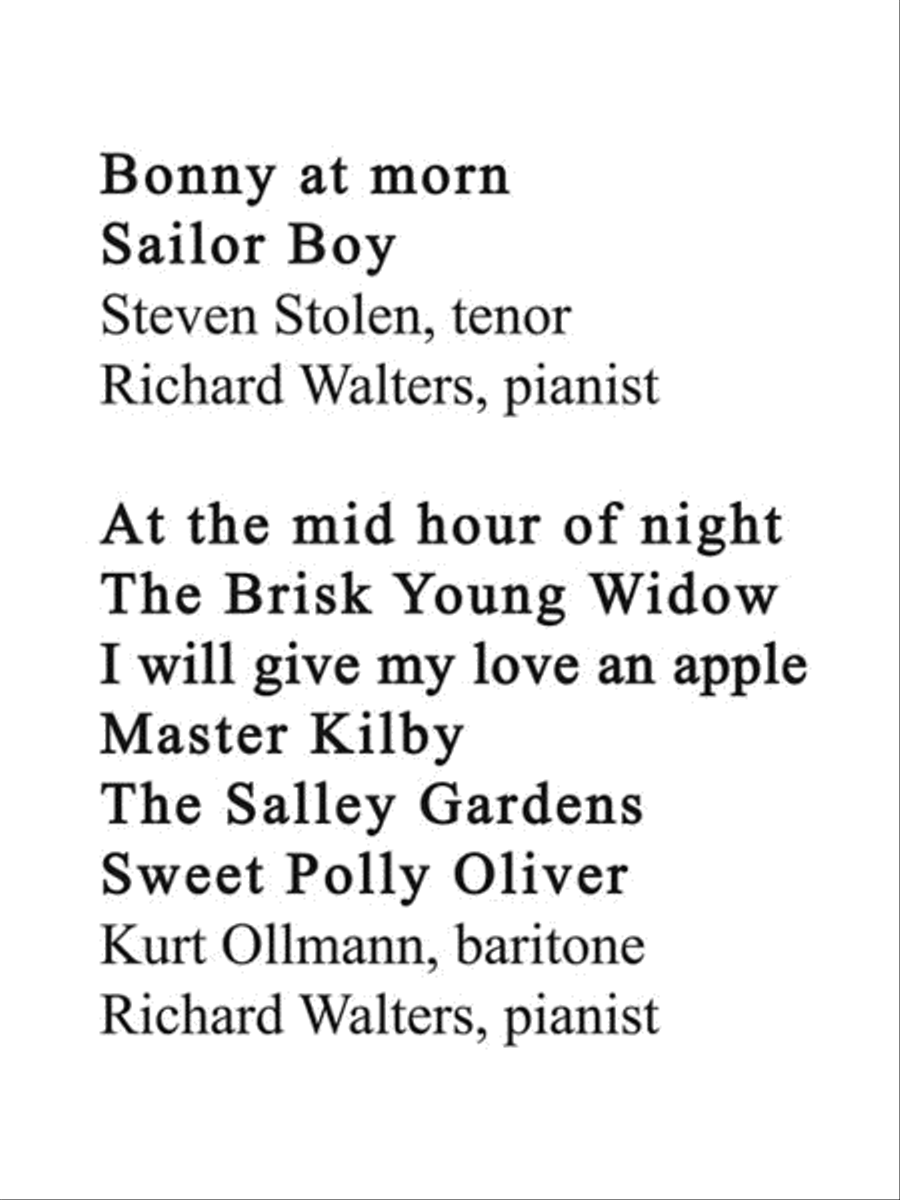 Complete Folksong Arrangements Medium Voice scores gallery preview page 8