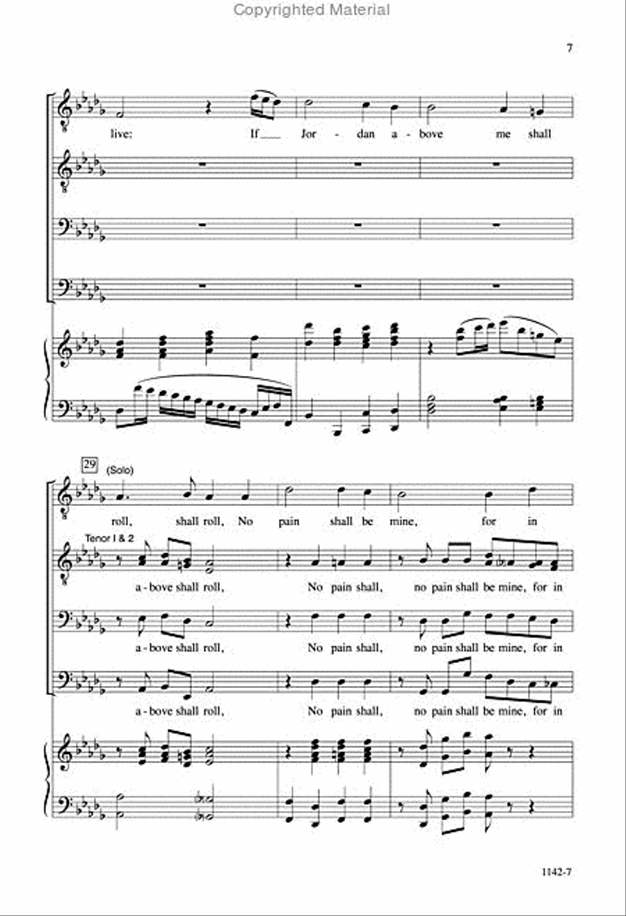 It Is Well with My Soul - TTBB Octavo TTBB scores gallery preview page 6