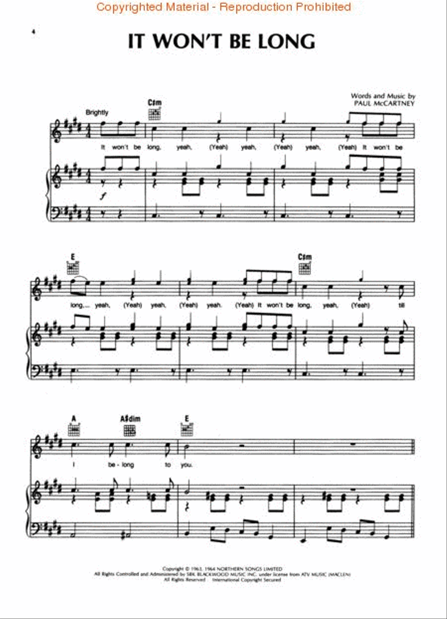 The Complete Beatles Gift Pack Piano, Vocal, Guitar scores gallery preview page 2