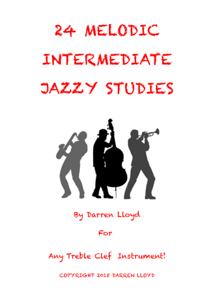 24 melodic jazz studies for any treble clef instrument image number null