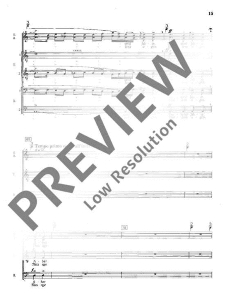 On Spring, on Oiltank and on Flying Mixed Choir scores gallery preview page 16