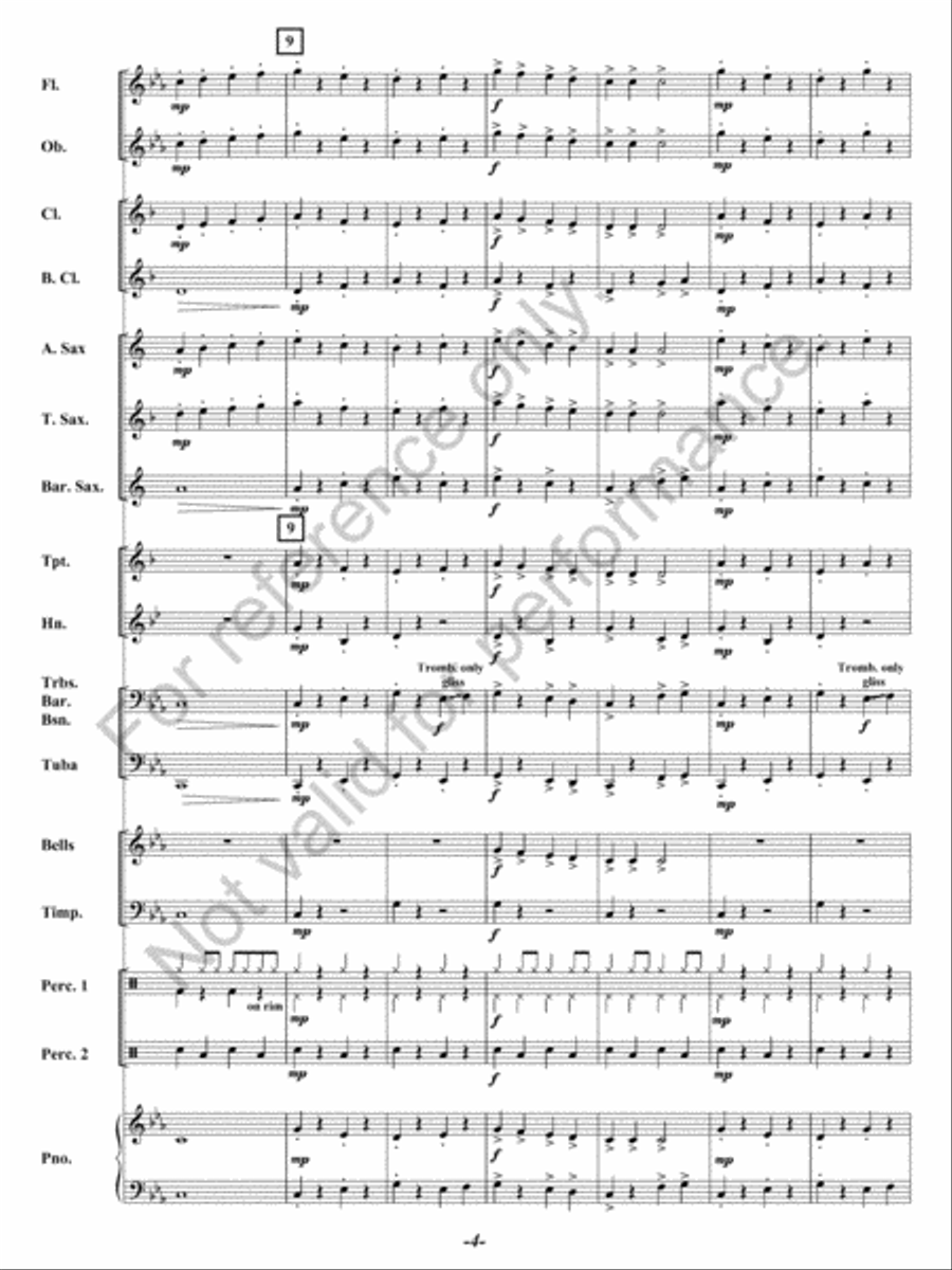 Our First Band Concert Concert Band scores gallery preview page 29