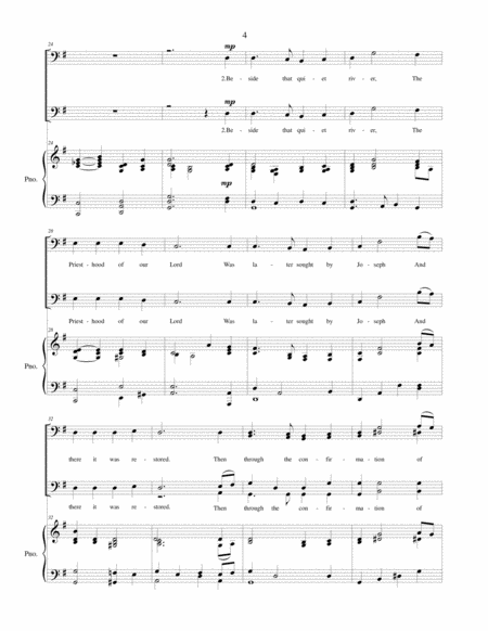 In the Savior's Name - men's choir or men's quartet with piano accompaniment image number null