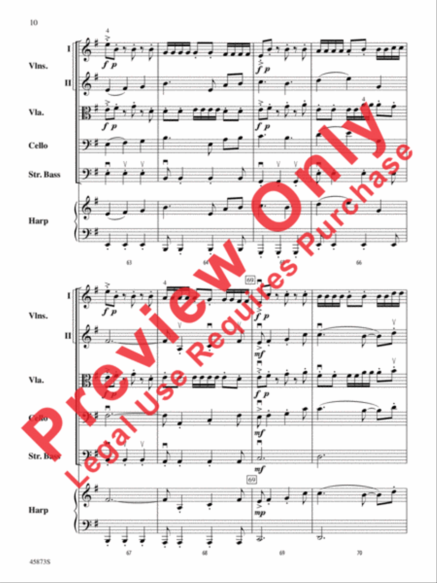 Rogue Rider Rogue Rider String Orchestra scores gallery preview page 10