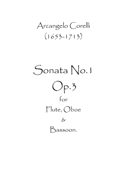 Sonata No.1 Op.3 image number null