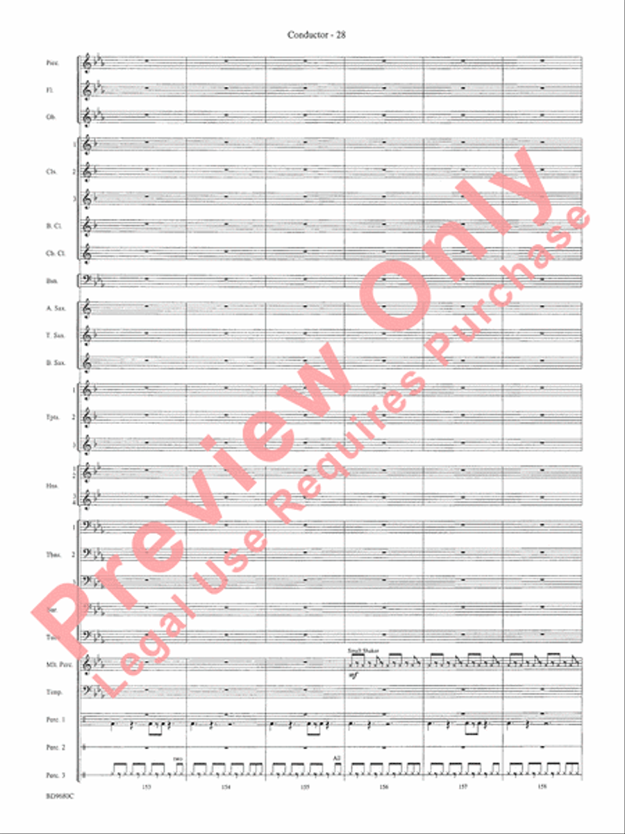 Ireland: Of Legend and Lore Concert Band scores gallery preview page 33