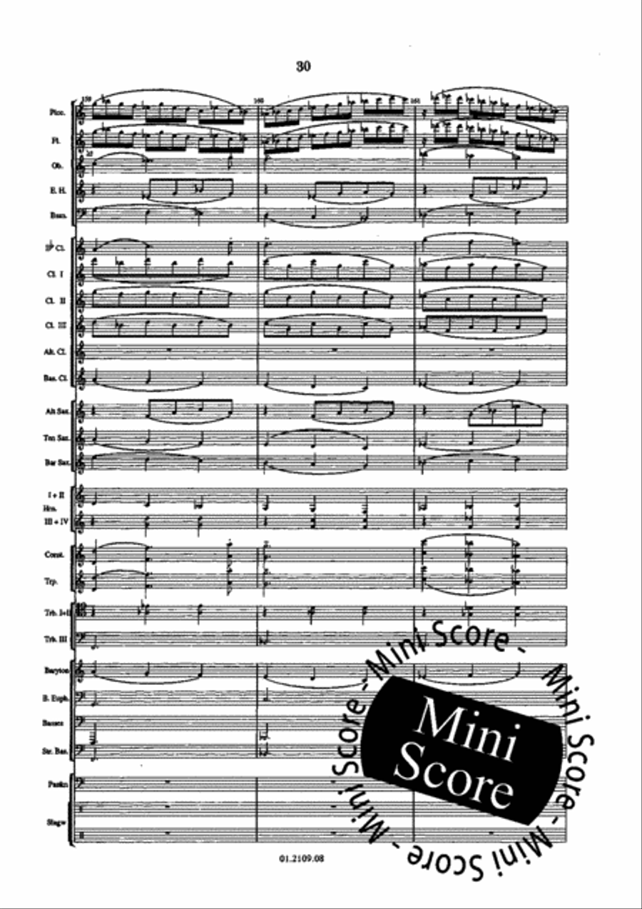 Kreisleriana Concert Band scores gallery preview page 36