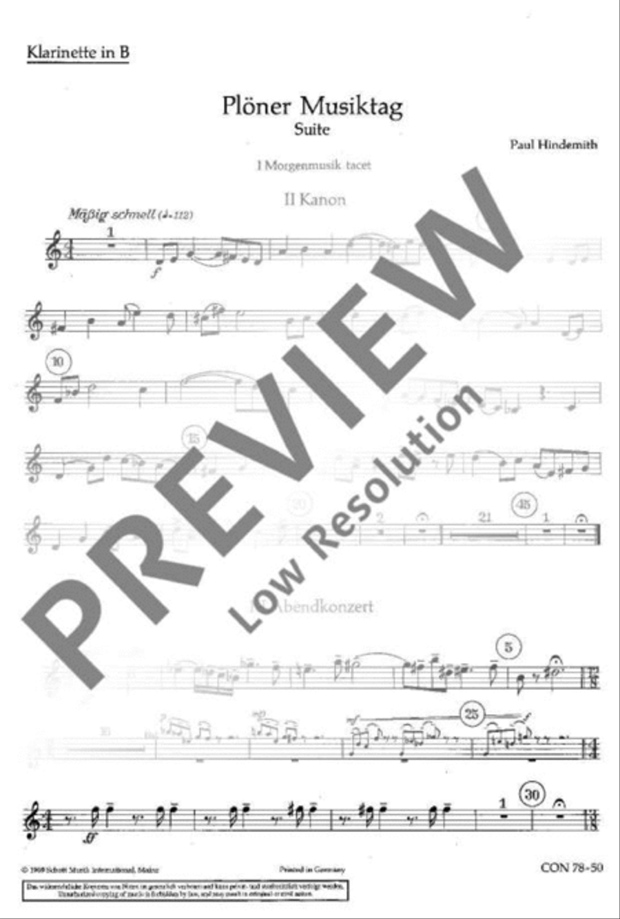 Plöner Musiktag Orchestra scores gallery preview page 9