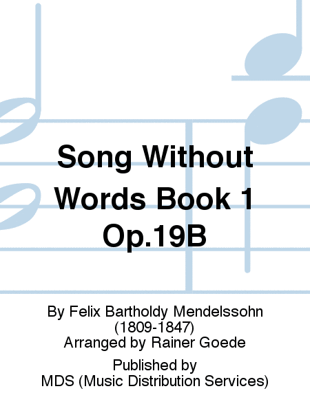 Song without Words Book 1 op.19b