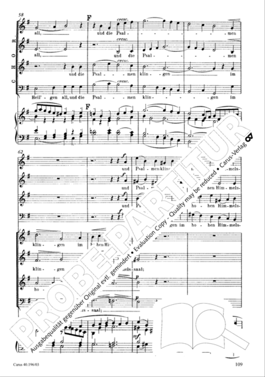 Die Geburt Christi SSA scores gallery preview page 110