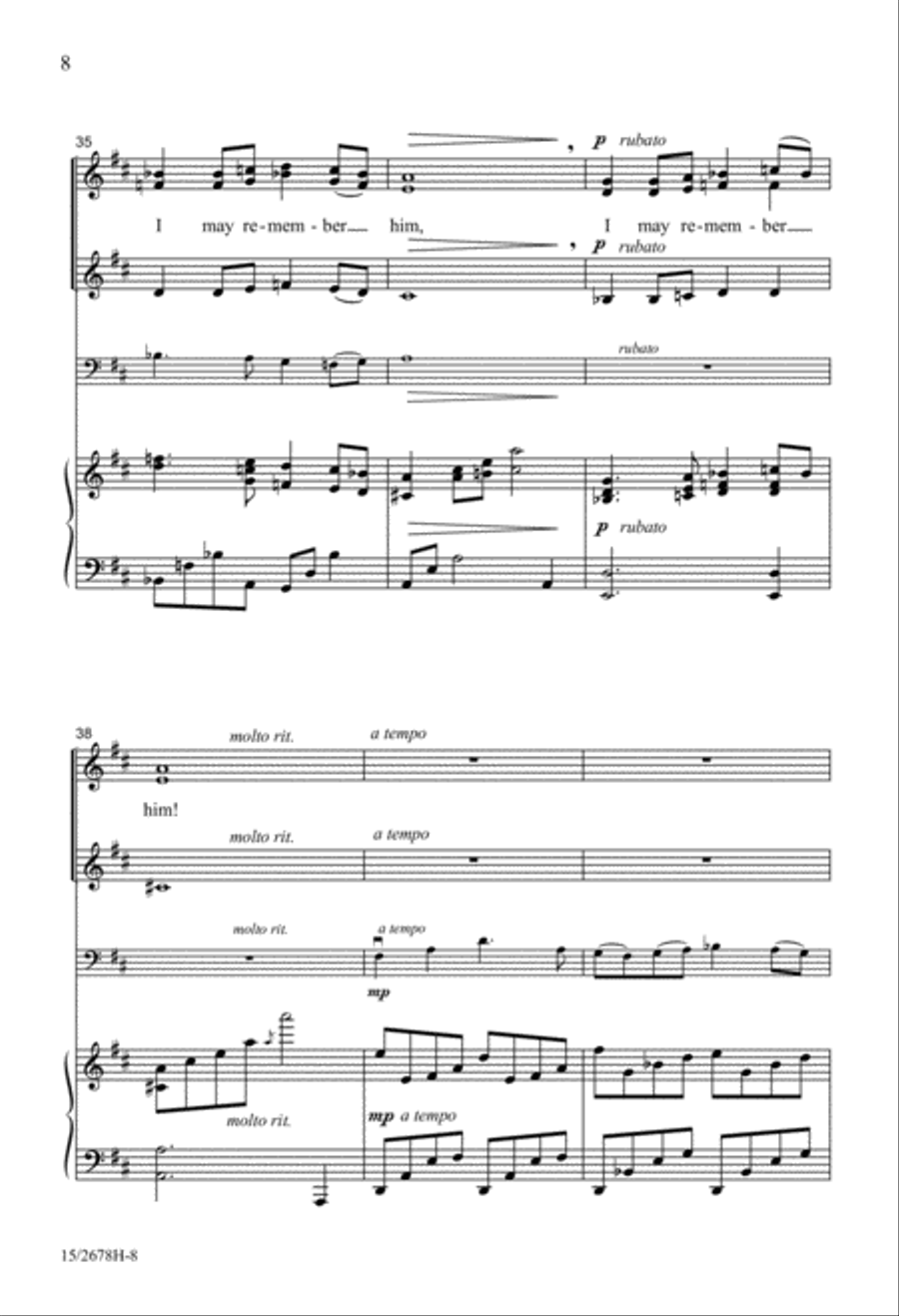 Heart, We Will Forget Him SSA scores gallery preview page 9