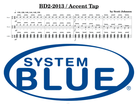 Blue Devils Battery Audition Pak - 5 Bass Drums