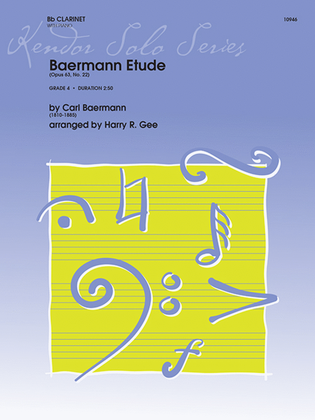 Book cover for Baermann Etude