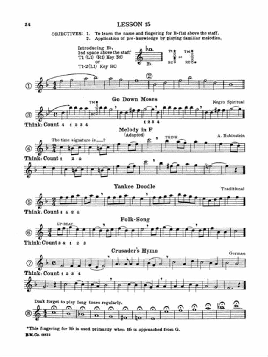A Tune a Day – Flute Concert Band Methods scores gallery preview page 3