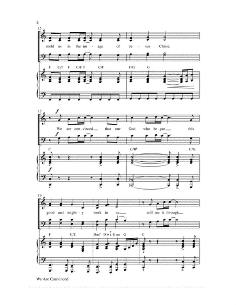 We Are Convinced 4-Part scores gallery preview page 5