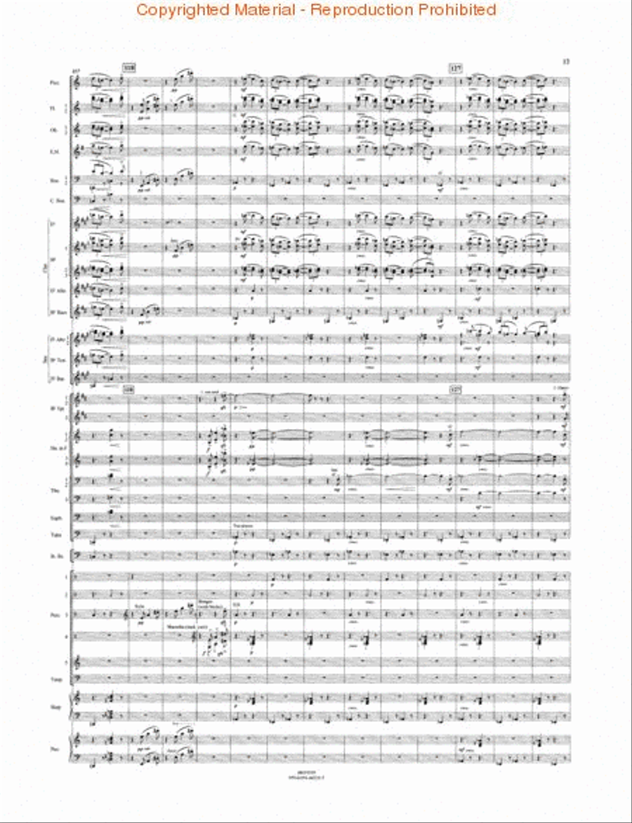 Symphonic Dances from West Side Story Concert Band scores gallery preview page 3