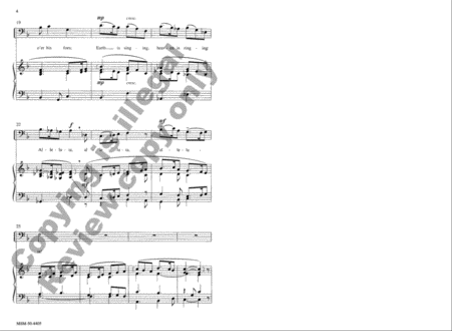 O Risen Lord O Risen Lord 3-Part scores gallery preview page 4