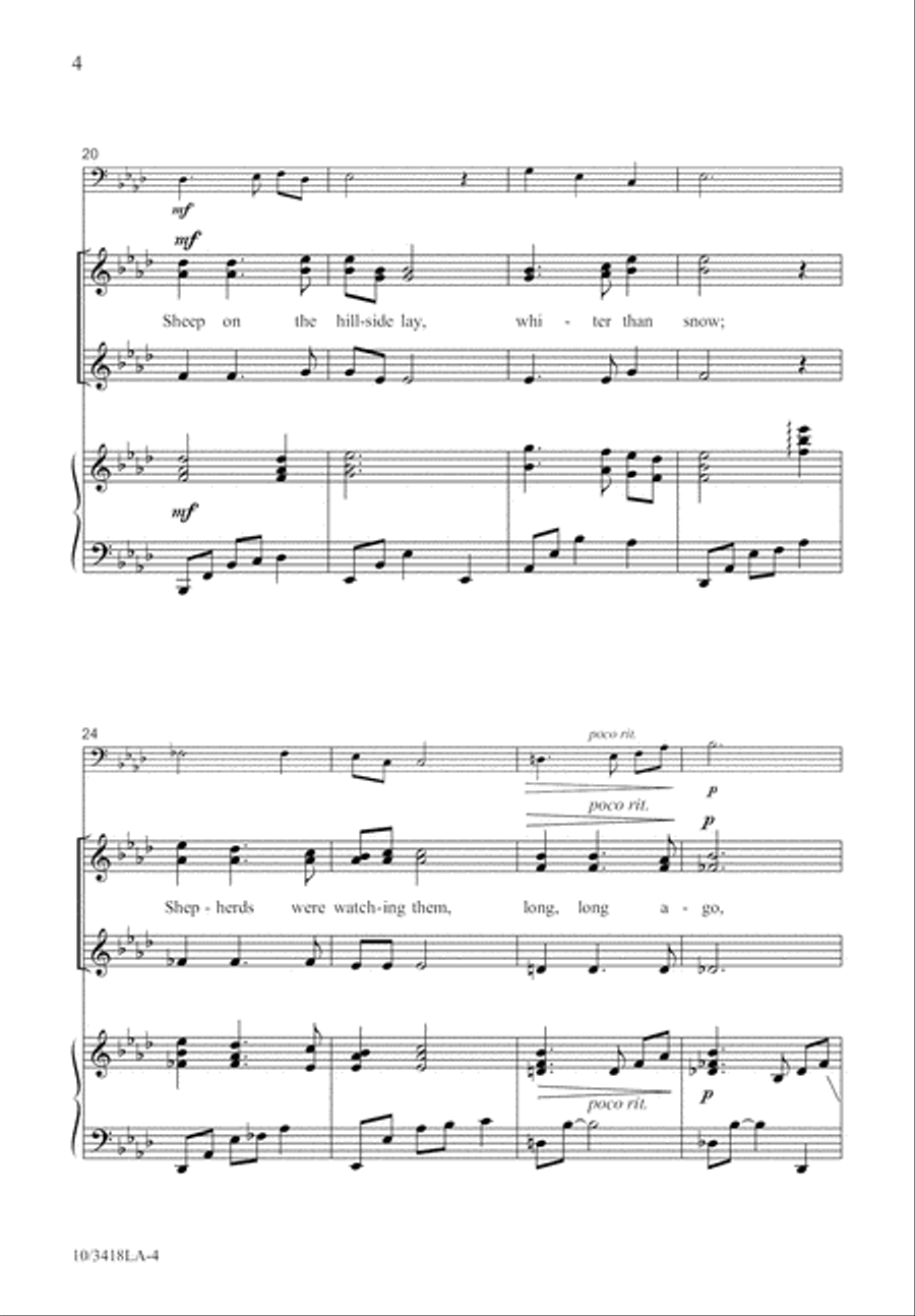 Christ Came to Bethlehem SSA scores gallery preview page 4