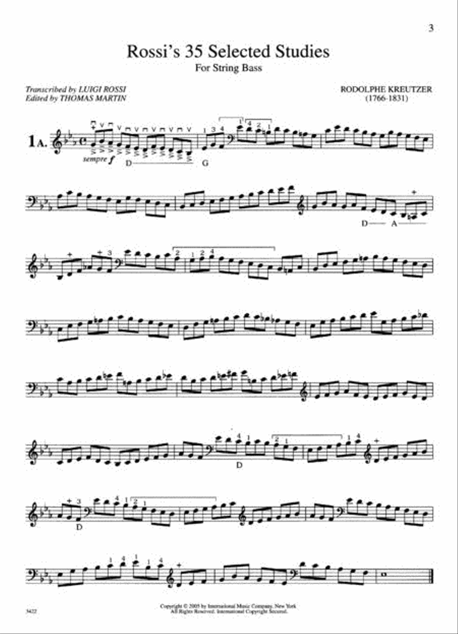 35 Selected Studies 35 Selected Studies Double Bass scores gallery preview page 2