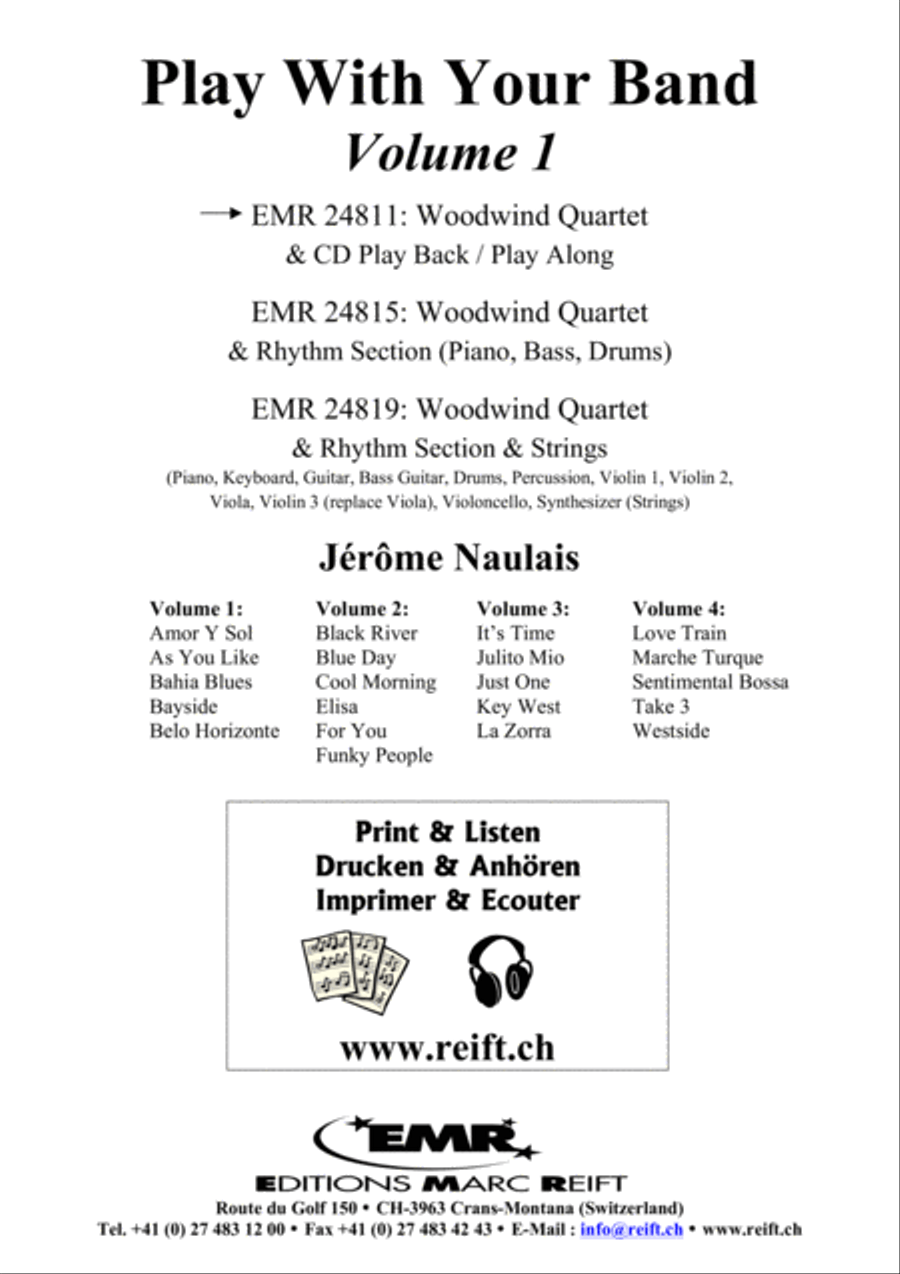 Play With Your Band Volume 1 Woodwind Quartet scores gallery preview page 2