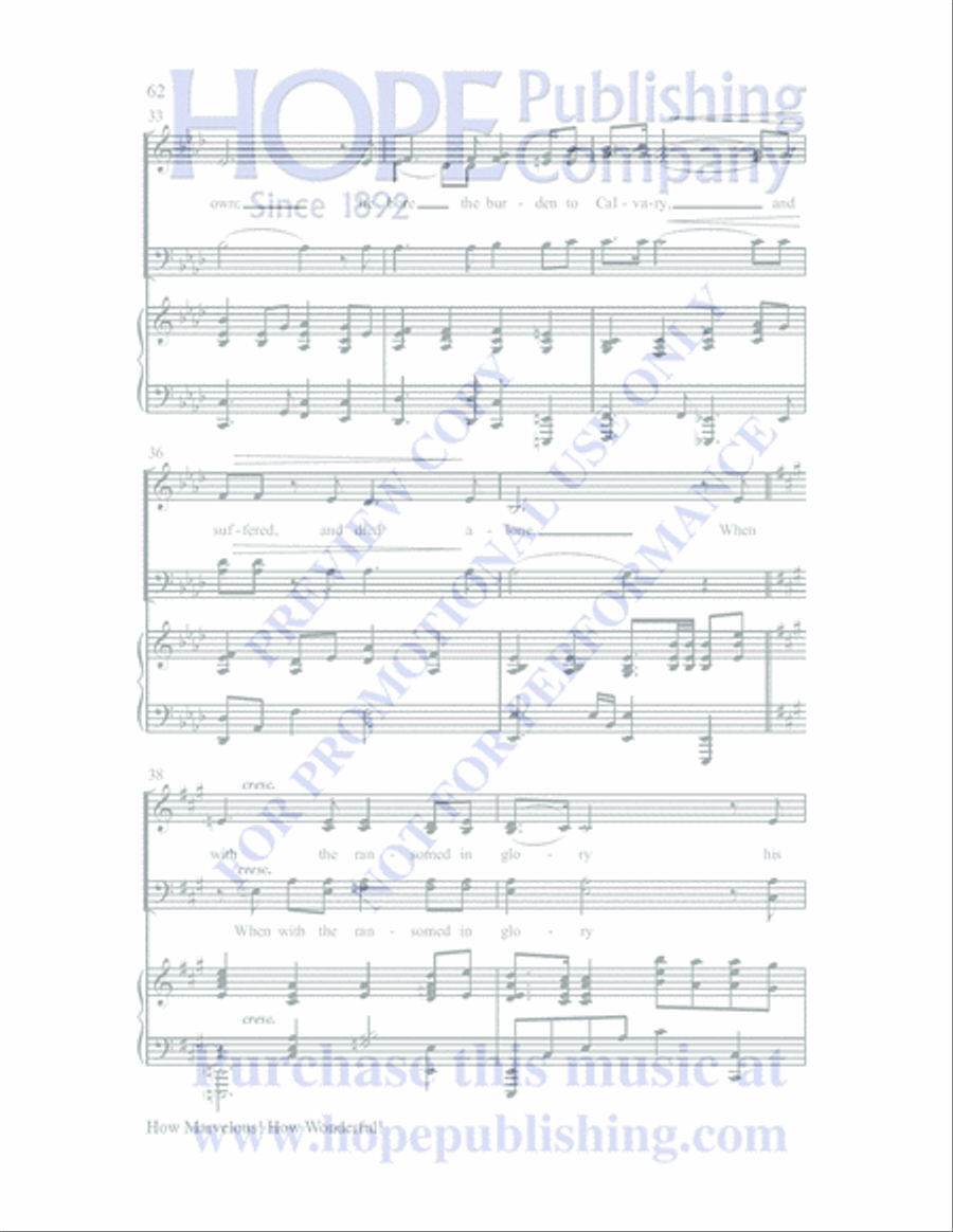 My Savior's Love My Savior's Love Listening CD scores gallery preview page 64