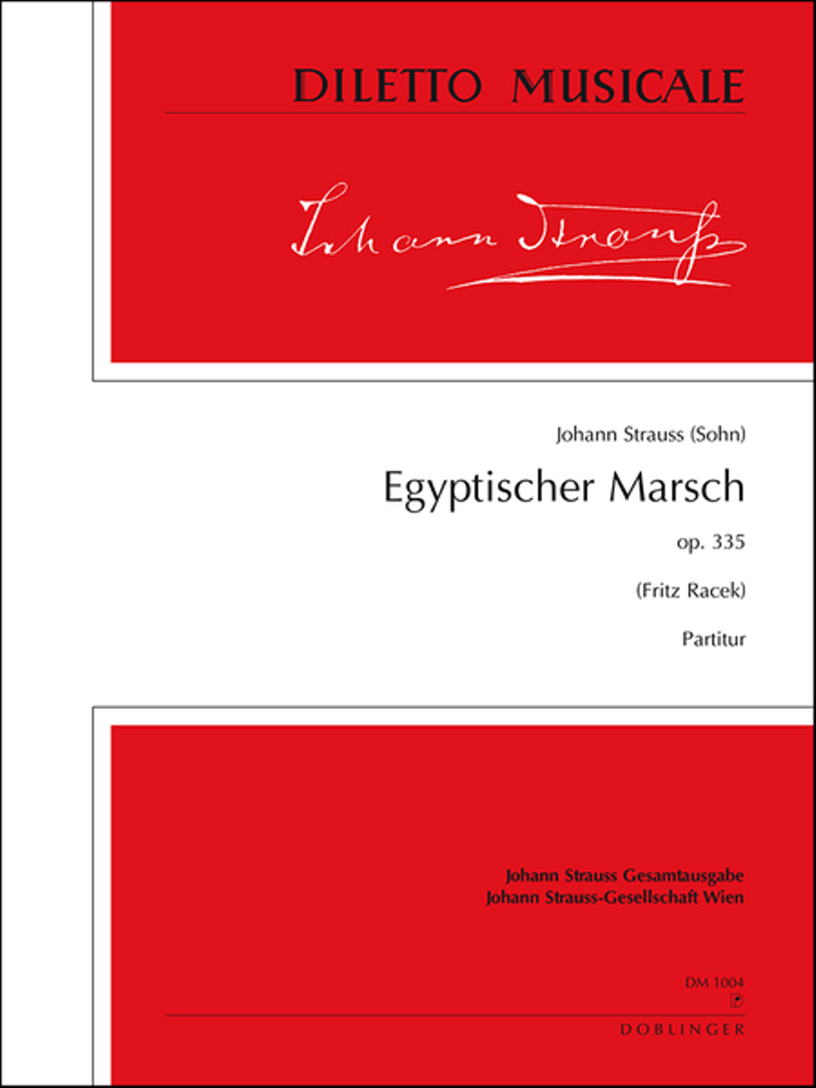 Egyptischer Marsch op. 335 Orchestra scores gallery preview page 1