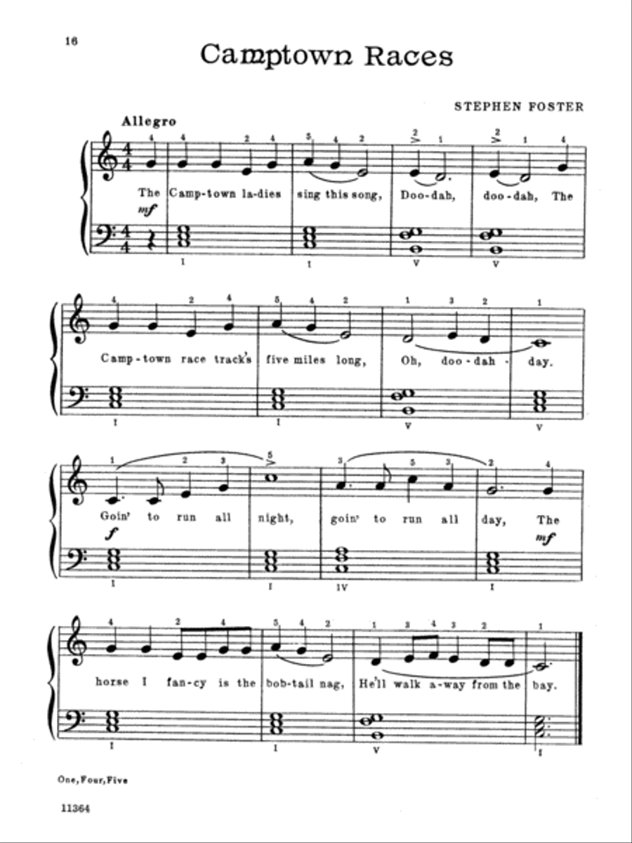One, Four, Five Piano Method scores gallery preview page 5