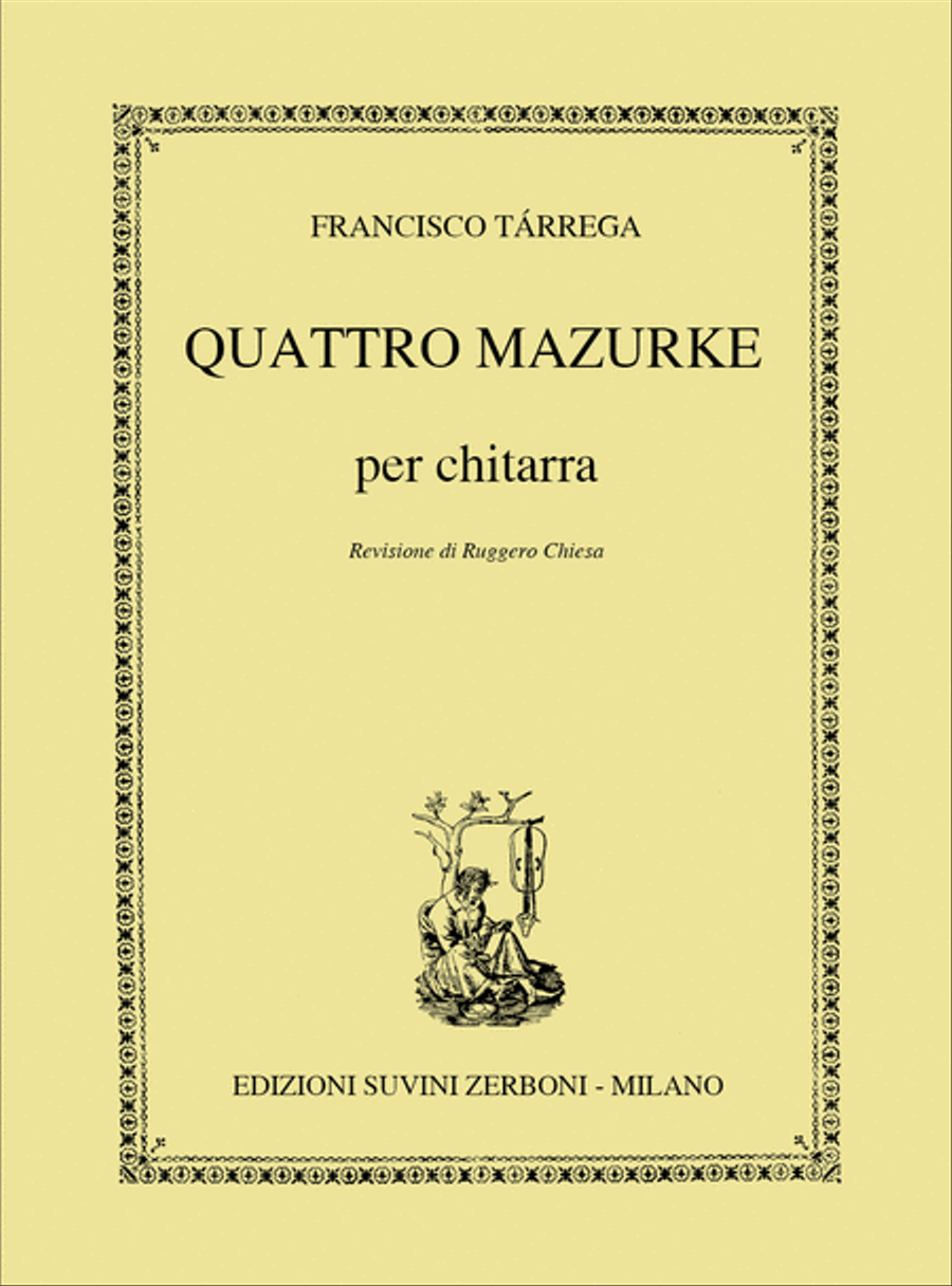 Quattro Mazurche Per Chitarra (7) Guitar scores gallery preview page 1