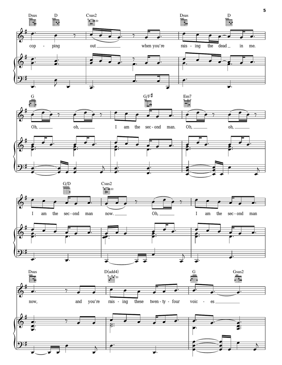 Twenty-Four Piano, Vocal, Guitar scores gallery preview page 5