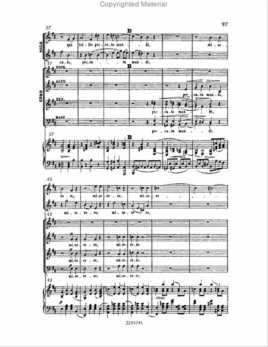 Missa Solemnis, Op.123 Choir scores gallery preview page 97