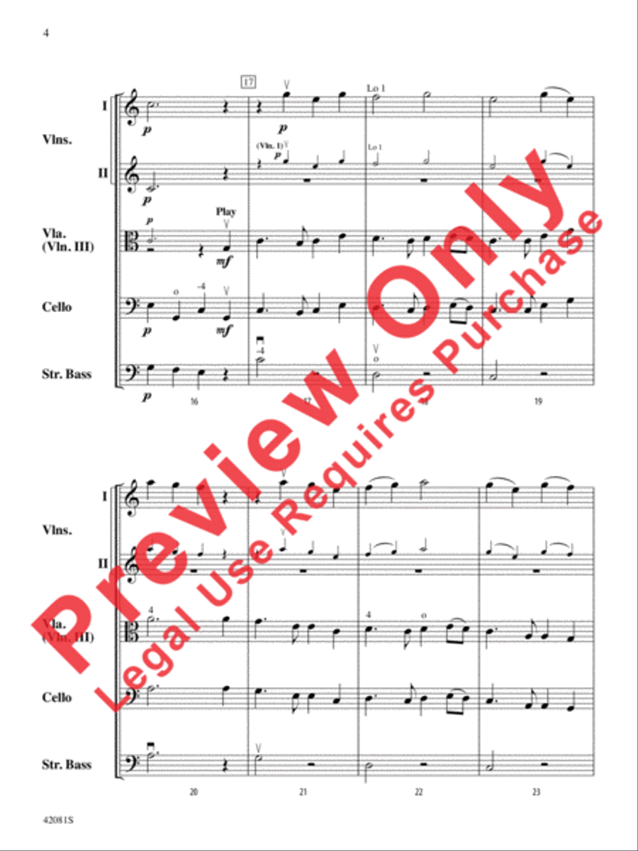 Auld Lang Syne Auld Lang Syne String Orchestra scores gallery preview page 5